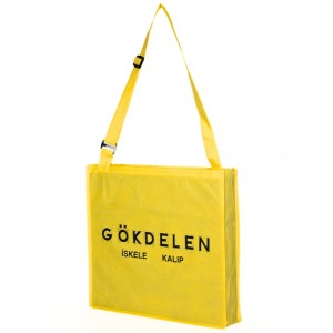 Körüklü Nonwoven Ham Bez Çanta
