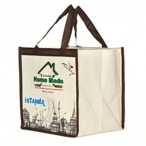 Körüklü Nonwoven Hambez Çanta, Organik Hambez Torba